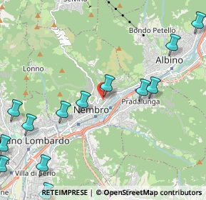 Mappa Via Cavour, 24027 Nembro BG, Italia (2.89077)