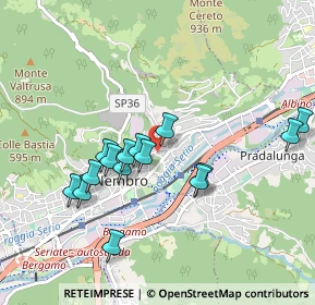 Mappa Via Cavour, 24027 Nembro BG, Italia (0.86933)