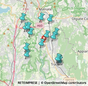 Mappa Via Monte Cimone, 21043 Castiglione Olona VA, Italia (3.266)