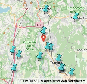 Mappa Via Monte Cimone, 21043 Castiglione Olona VA, Italia (5.04643)