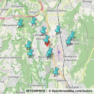 Mappa Via Monte Cimone, 21043 Castiglione Olona VA, Italia (1.72583)