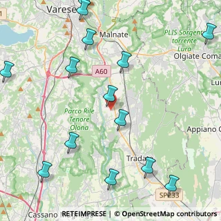 Mappa Via Monte Cimone, 21043 Castiglione Olona VA, Italia (5.67786)