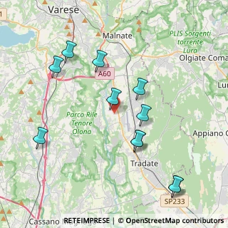 Mappa Via Monte Cimone, 21043 Castiglione Olona VA, Italia (4.25091)