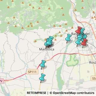 Mappa Viale Monte Grappa, 36063 Marostica VI, Italia (4.02286)