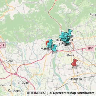 Mappa Viale Monte Grappa, 36063 Marostica VI, Italia (5.53538)