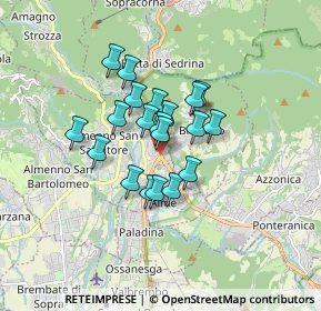 Mappa Largo Risorgimento, 24018 Villa d'Almè BG, Italia (1.1625)