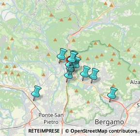 Mappa Largo Risorgimento, 24018 Villa d'Almè BG, Italia (1.94091)