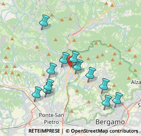 Mappa Largo Risorgimento, 24018 Villa d'Almè BG, Italia (3.58)