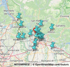 Mappa Largo Risorgimento, 24018 Villa d'Almè BG, Italia (10.39125)