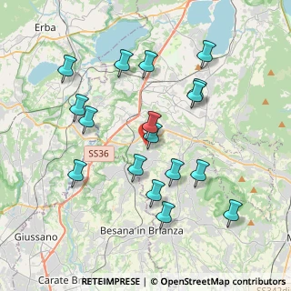 Mappa Via S. Agostino, 23892 Bulciago LC, Italia (3.82)