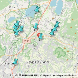 Mappa Via S. Agostino, 23892 Bulciago LC, Italia (4.39417)