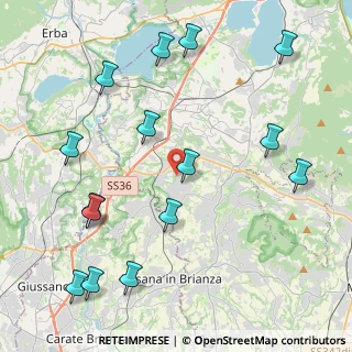 Mappa Via S. Agostino, 23892 Bulciago LC, Italia (5.114)