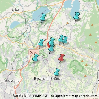 Mappa Via S. Agostino, 23892 Bulciago LC, Italia (3.33)