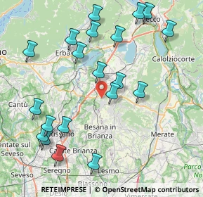 Mappa Via S. Agostino, 23892 Bulciago LC, Italia (9.15)