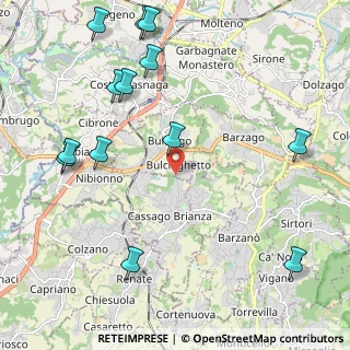 Mappa Via S. Agostino, 23892 Bulciago LC, Italia (2.68846)