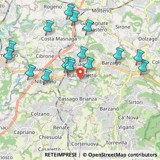 Mappa Via S. Agostino, 23892 Bulciago LC, Italia (2.28375)