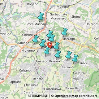Mappa Via S. Agostino, 23892 Bulciago LC, Italia (1.26818)