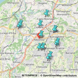 Mappa Via dei Donatori, 23895 Nibionno LC, Italia (1.80143)