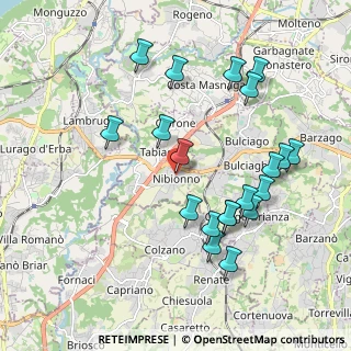 Mappa Via dei Donatori, 23895 Nibionno LC, Italia (2.0245)