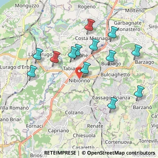 Mappa Via dei Donatori, 23895 Nibionno LC, Italia (2.01769)