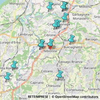 Mappa Via dei Donatori, 23895 Nibionno LC, Italia (2.37923)
