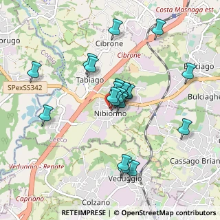Mappa Via dei Donatori, 23895 Nibionno LC, Italia (0.801)