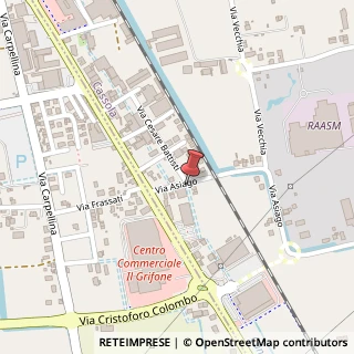 Mappa Via Asiago, 77, 36022 Cassola, Vicenza (Veneto)