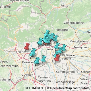 Mappa Strada Rambolina, 36061 Bassano del Grappa VI, Italia (9.474)