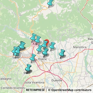 Mappa Via Grumalto, 36030 Zugliano VI, Italia (8.252)