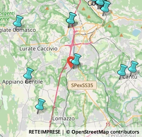 Mappa Via Dante A., 22073 Fino Mornasco CO, Italia (6.362)
