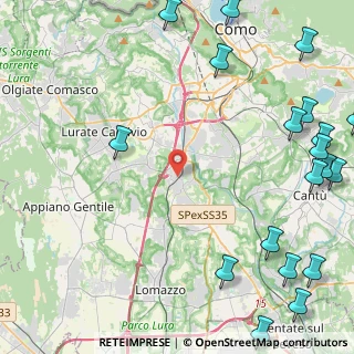 Mappa Viale Risorgimento, 22073 Fino Mornasco CO, Italia (6.91684)