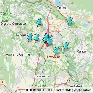 Mappa Viale Risorgimento, 22073 Fino Mornasco CO, Italia (2.13455)