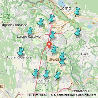 Mappa Viale Risorgimento, 22073 Fino Mornasco CO, Italia (4.435)