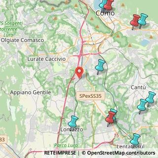 Mappa Viale Risorgimento, 22073 Fino Mornasco CO, Italia (6.99417)