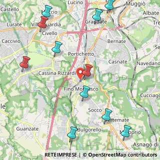 Mappa Viale Risorgimento, 22073 Fino Mornasco CO, Italia (2.75455)