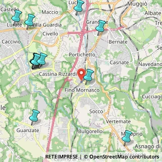 Mappa Viale Risorgimento, 22073 Fino Mornasco CO, Italia (2.90231)