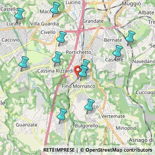Mappa Viale Risorgimento, 22073 Fino Mornasco CO, Italia (2.31182)