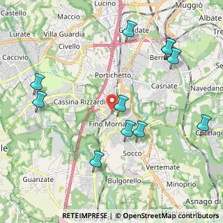 Mappa Viale Risorgimento, 22073 Fino Mornasco CO, Italia (2.37636)