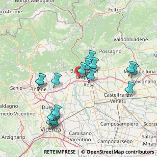 Mappa Via S. Patrizio, 36061 Bassano del Grappa VI, Italia (16.09125)