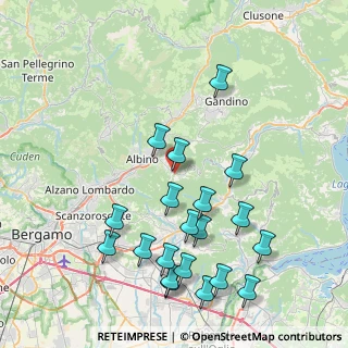 Mappa Via Lucchetti, 24021 Albino BG, Italia (8.9595)