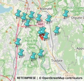 Mappa Via Francesco Petrarca, 21043 Castiglione Olona VA, Italia (3.58733)