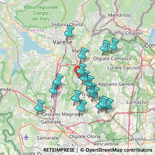Mappa Via Francesco Petrarca, 21043 Castiglione Olona VA, Italia (6.64353)