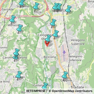 Mappa Via Francesco Petrarca, 21043 Castiglione Olona VA, Italia (3.00867)