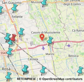 Mappa Mussolente, 36060 Romano d'Ezzelino VI, Italia (3.31933)