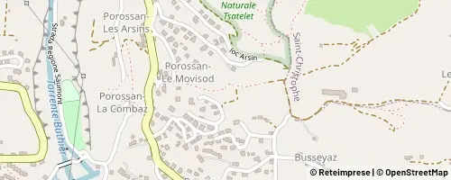 Mappa Aosta