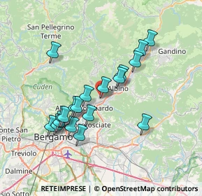Mappa Via Torquato Tasso, 24027 Nembro BG, Italia (6.63632)