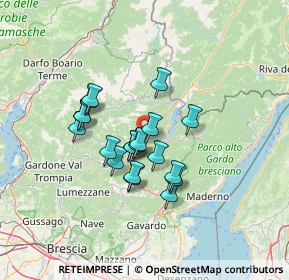 Mappa 25074 Lavenone BS, Italia (10.181)