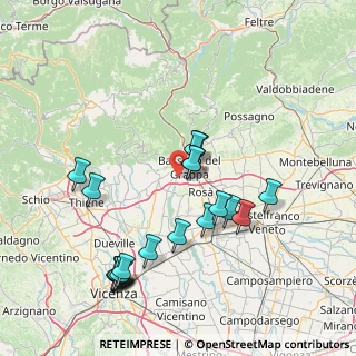 Mappa Via Santa Barbara, 36061 Bassano del Grappa VI, Italia (16.474)