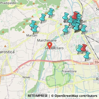 Mappa Via Santa Barbara, 36061 Bassano del Grappa VI, Italia (2.7215)