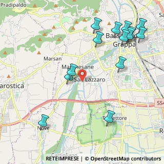 Mappa Via Santa Barbara, 36061 Bassano del Grappa VI, Italia (2.59)